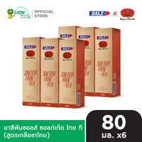 [แพ็ก 6] Salz ยาสีฟัน ซอลส์ Salted Thai Tea สูตรเกลือชาไทย 80 มล. 6 ชิ้น